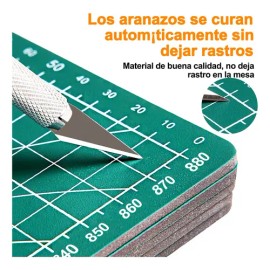 Tapete De Corte Doble Vista A1 Tabla de Corte Costura 90x60cm PVC, Cutting Mat Grande, Tapete Corte Autorregenerable, Mat para Cortar, Alfombrilla de 