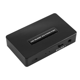 Nicear HDMI-Audio-Extraktor, 4K 30 Hz, HDMI auf SPDIF 3,5 mm Stereo und Bluetooth-Audio-Ausgangskonverter, unterstützt 2.0CH 5.1CH-Modi für TV-PC-Laptop-Streaming
