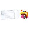 Printed Pill Envelope with Peel and Seal Pressure Closure -