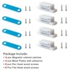 SDTWZW Cabinet Magnets Latch White Magnetic Door Catch for Cupboard