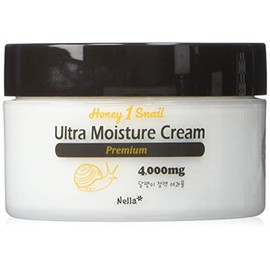 Nella Honey 1 Snail Ultra Moisture Cream, Enriched Snail Extract 4,000 mg, Korean Beauty, 80 ml