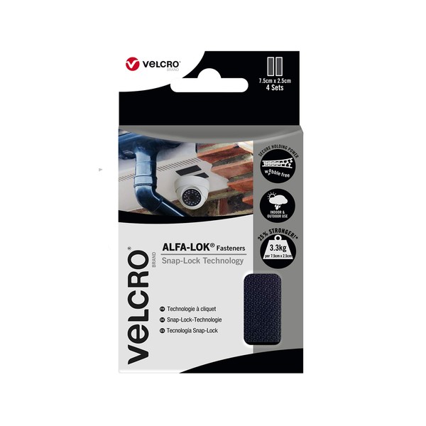 VELCRO® Brand | ALFA-LOK Fasteners Heavy Duty Snap-Lock Technology |