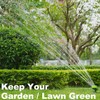 HOSUN Oscillating Lawn Sprinkler, Adjustable Garden Water Sprinkler for Yard,