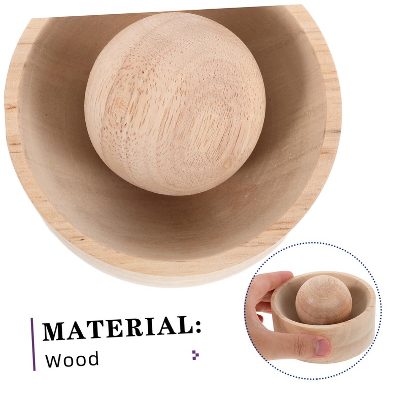 BESPORTBLE Wooden Dumpling Maker Mold with Manual Dough Press for