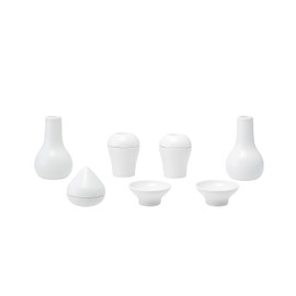 Kamidano-no-Sato Shingu Mikumari Sagu Set, Matte White