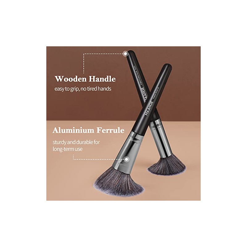 MAANGE Brochas para Maquillaje Profesional 25 Piezas Set de Brochas