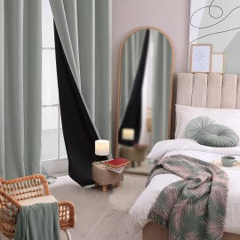 Deconovo Store 2 Cortina Forro Blackout Aislamiento Térmico Ruido 107x160cm