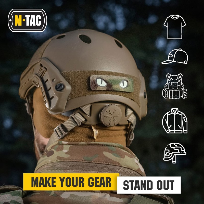 M-Tac Cat Eyes Soft Patch - Tactical Morale Patch for