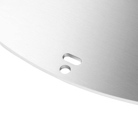 BBQGUYS Signature Stainless Steel Grill/Griddle Combo for 18-Inch Kamado Grills - Fits Big Green Egg Large & Kamado Joe Classic - BBQ-KCGG-18-SS