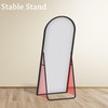 GlasFlength Full Length Mirror with Stand - 57" x 18"