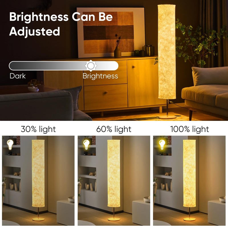 LONRISWAY 58 inch Simple Soft Light Floor Lamp Design Morden