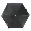 Nifty Colors 2386BK Folding Umbrella, 6 Tiers Minimal, Mini, Blackout