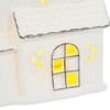 Mr Crimbo Light Up Christmas House Church Decoration Silver White