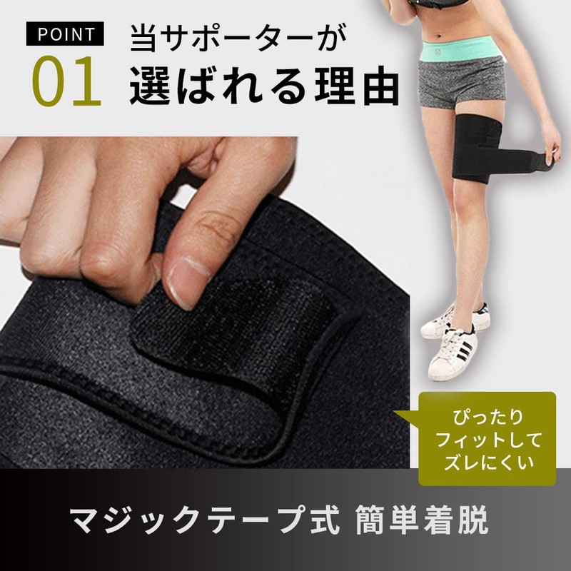 sapolus Thigh Supporter, Effective, Thigh Supporter, Compression, Fixed, Muscle Training,