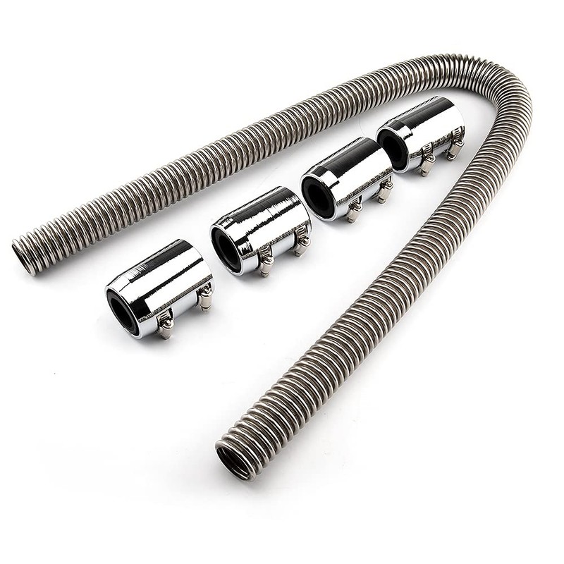 WENJTP Universal 48-inch Flexible Radiator Hose Kit with 1-3/4", 1-1/2",