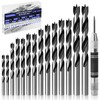 14PCS Brad Point Wood Drill Bit Set with Center Punch,
