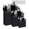 qiqee Black Gift Bags with Tissue Paper Mulit Assorted Sizes