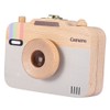 Wooden Camera pattern Storage Box Case for Baby Milk Teeth