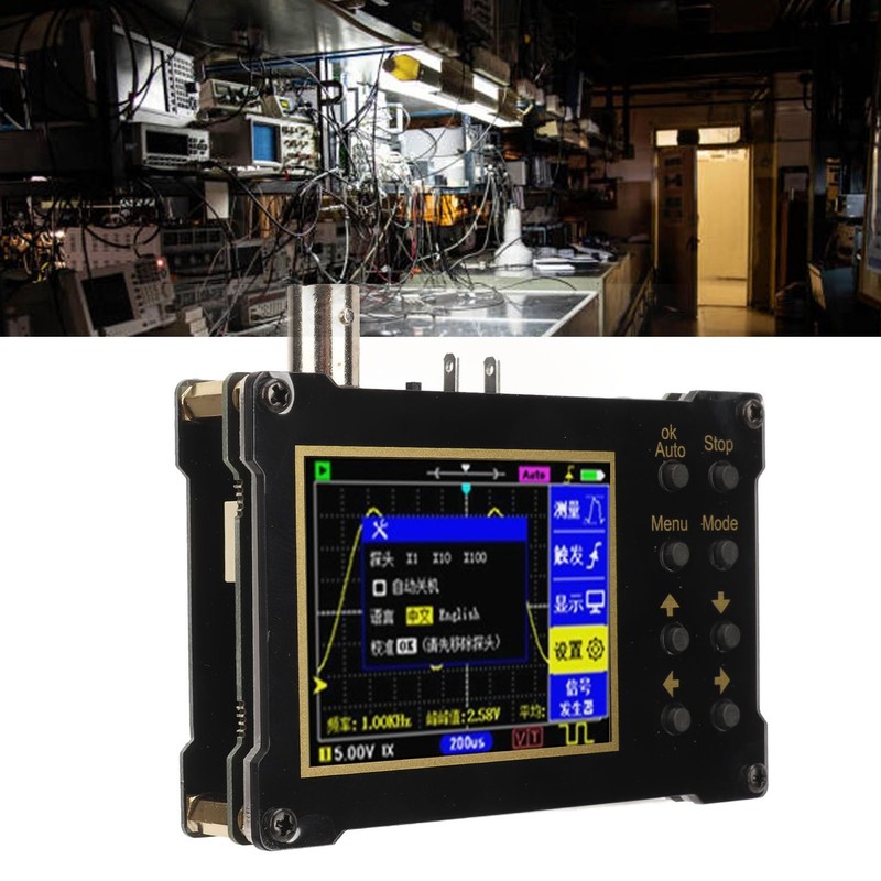 Mini Handheld Oscilloscope 40MSa/s Sampling Rate 18MHz Bandwidth PWM Signal