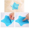 3-Piece Starfish Silicone Sink Strainer Set for Hair Catching