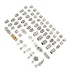 106pcs Dreadlocks Hair Rings Alloy Different Shapes Exquisite Patterns Hair
