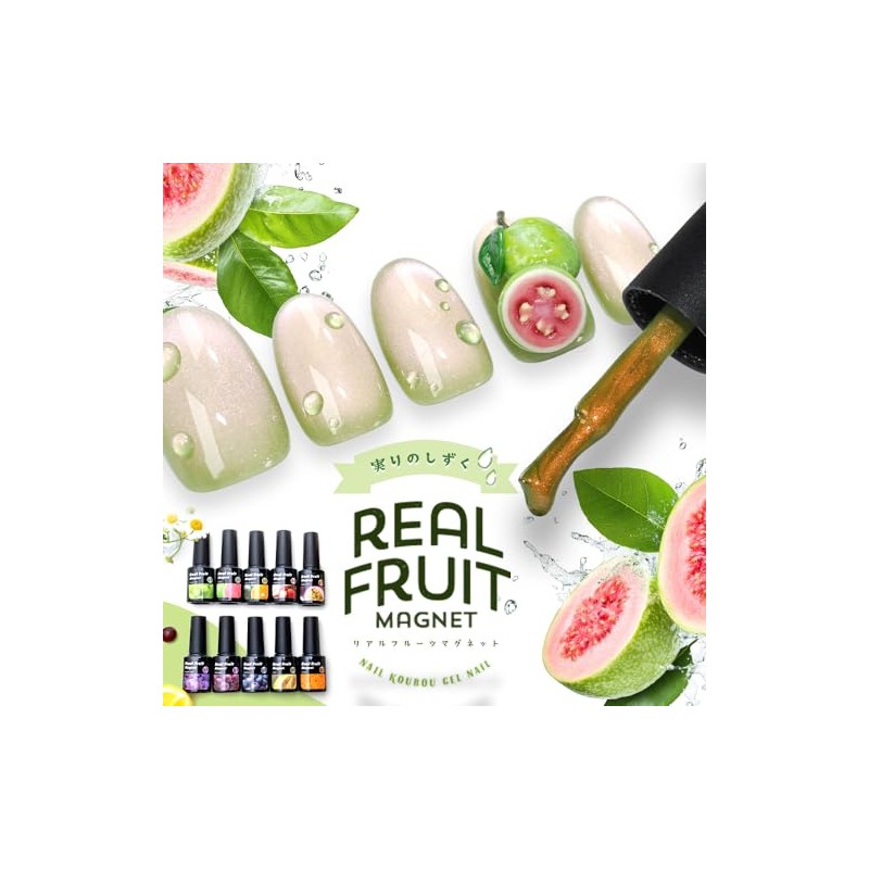 Real Fruit Magnet, 08 Real Fruit Magnet, Magnetic Nail, Color