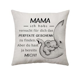 Aconesong Best Mum Gift from Daughter Son - Cushion Cover Gifts for Mum Mother Gift for Mother's Day Christmas Birthday Gift for Mum Decoration (Mum)