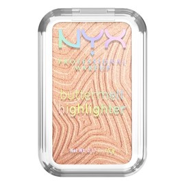 NYX Professional Makeup Buttermelt Highlighter, Iluminador Cremoso, 12 horas de Duración, Acabado Brillante y Natural, Fórmula Vegana, Tono Glaze It Butta, 5 g