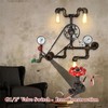 AUNMAS Retro Steampunk Light Switch, G1/2 Inch Water Pipe Valve