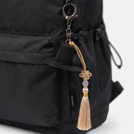 God Keyring Korean Souvenir Traditional Accessories Gardenia Yellow Yellow Tassel Keychain Foreigner Gift Color Random Color Random / 갓 키링 한국기념품 전통소품 치자색 옐로우 노랑색 태슬 열쇠고리 외국인선물 색상랜덤 색상 랜덤