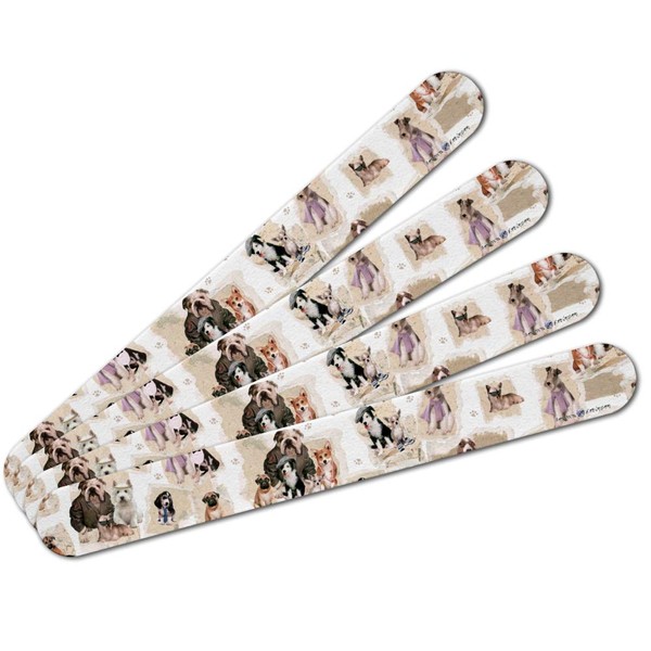 Cool Dudes Dogs in Outfits Double-Sided Nail File Emery Board