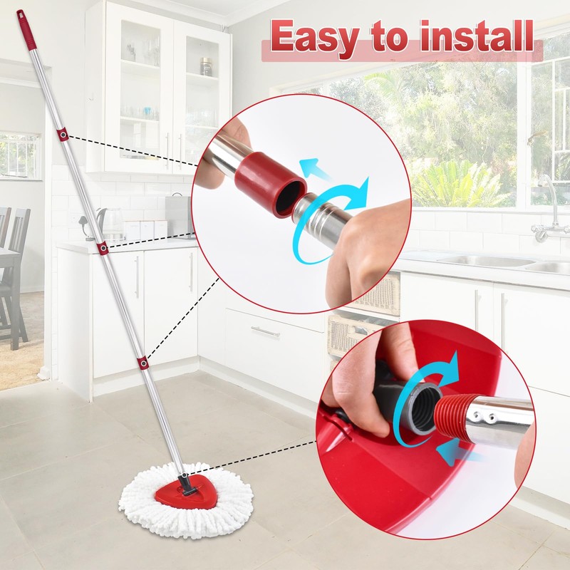 Mop Handle for Ocedar, Spin Mop Replacement Handle for O