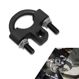 ijuicy 1 PC Car Inner Tie Rod Removal Tool, Iron U-shaped Tooth Structure Compact Design Steering Machine Ball Head Rudder Wrench, Tie Rod Removal and Installation Tools for Most Cars (Black)