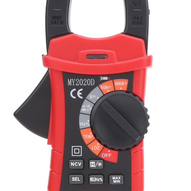 Digital Clamp Multimeter Handheld LCD Display DC AC Current Tester
