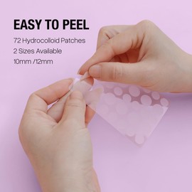 MAGIC MELTS PIMPLES AWAY - Hydrocolloid Acne Pimple Patches for Covering Zits and Blemishes, Spot Stickers for Face and Skin (72 Count)