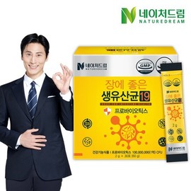 Nature Dream 장에좋은 생유산균19 2g x 30포 1박스 Good for the Stomach Probiotic 19 2g x 30 Packs 1 Box
