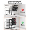 MUDEELA 8-Tier Pots and Pans Organizer under Cabinet, 15.83" Height