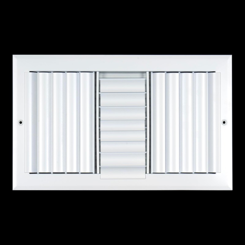 Fits 14x8 Duct Opening Aluminum 3-Way Adjustable Air Supply Grille