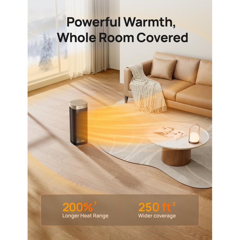 DREO Space Heaters for Indoor Use Large Room, 70 °