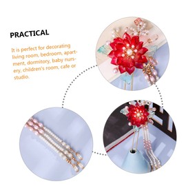 FOMIYES Metal Hairpin Women's Hair Fork Tassel Hair Stick Flower Hairpin Girls Hair Accessory Vintage Style Hair Chopstick