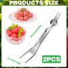 2Pcs Watermelon Slicer Tool Fork 3-In-1 Fruit Fork Fruit Cutters
