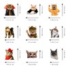 LIFEBE Pack of 100 Cute Cat Stickers, Funny Cute Internet