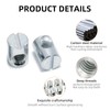 15 PCS M8 Barrel Nuts Cross Dowels Slotted Nuts M8x11.5x14.5mm