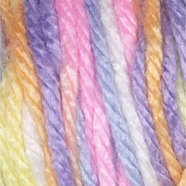 Caron Simply Soft Paints Baby Brights 294021-21015 (3-Skeins - Same Dye Lot) Worsted Medium #4 Acrylic Yarn for Crocheting and Knitting - Bundle with 1 Artsiga Crafts Project Bag