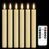 LED Taper Candles with Timer Function, LED Candles Flickering Flame