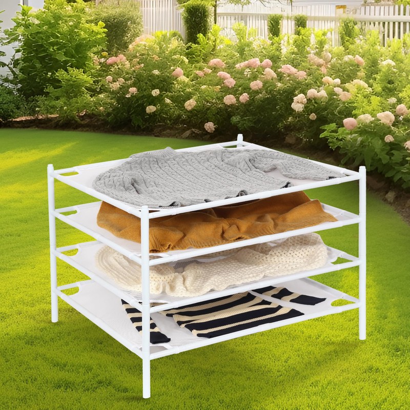 STORAGE MANIAC Sweater Drying Rack, Mesh Clothes Drying Rack, Stackable