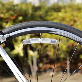 Cat Eye RR-550-WUW SW SMN Bicycle Wheel Reflector, Set of 2, JIS Standard Compliant, Safe, Made in Japan