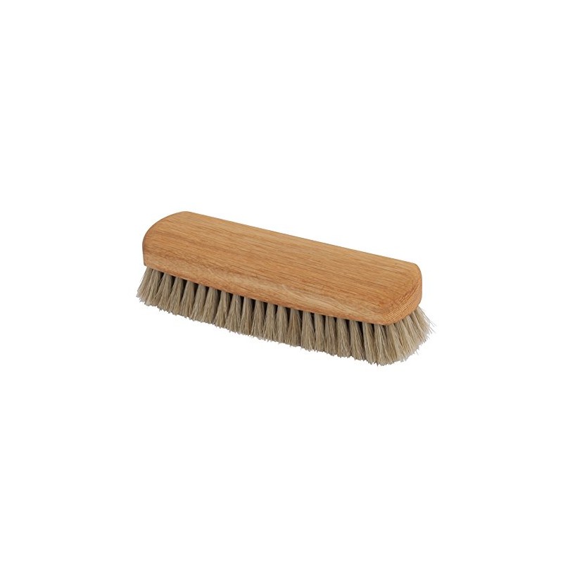 Redecker Light Shoe Shine Brush Horsehair Oak 390716, light