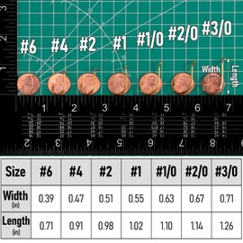 Dr.Fish 100 Pack Baitholder Hooks Fishing Octopus Hooks Offset Bronze Freshwater Saltwater Fishing Hook Live Bait Bass Striper Walleye #6