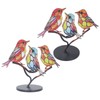 Alloy Metal Bird Series Home Decoration Stress Relief Base Removable